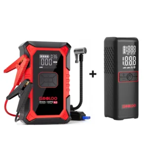 GOOLOO A3 Supersafe Jump Starter with Air Compressor 3000A