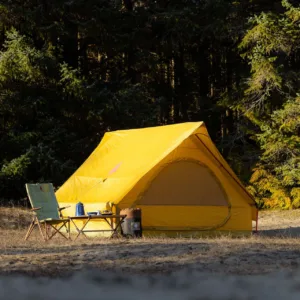 Woods Heritage A-Frame 3-Season, 6-Person Camping Tent w/ 2-Doors, Rain Fly & Carry Bag